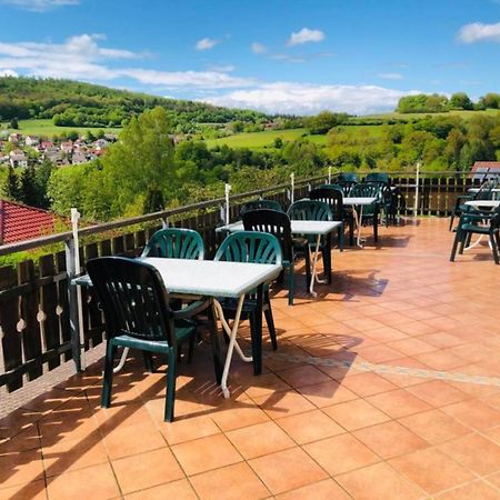 Cafe Pension Sonnenkanzel Staatsbad Brückenau Dış mekan fotoğraf