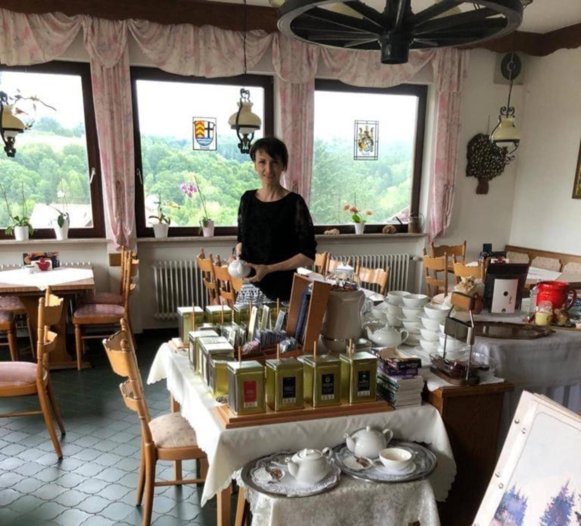 Cafe Pension Sonnenkanzel Staatsbad Brückenau Dış mekan fotoğraf